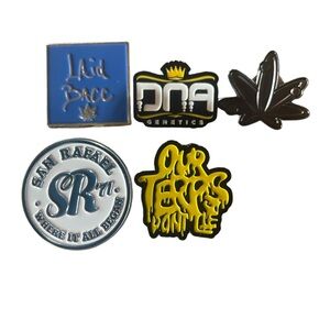 Cannabis Decorative Logo Pins Backpack Bag Charms